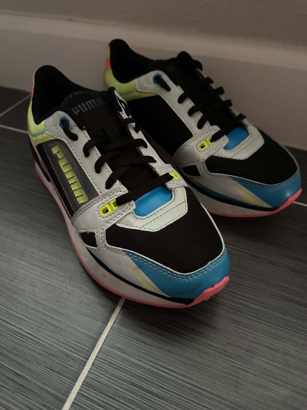 Puma Future Rider Neon Multi-Color Sneakers - Picture 2 of 8